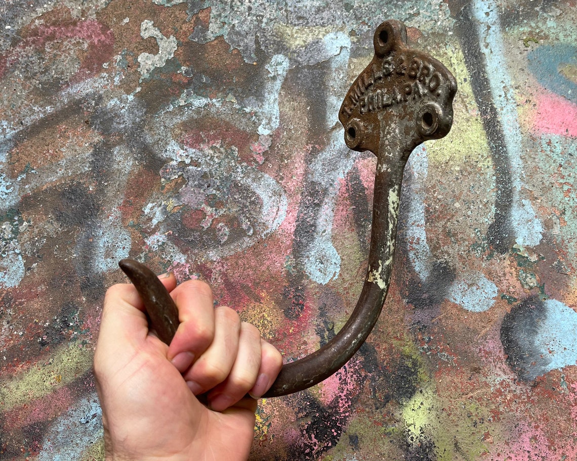 T Mills & Bro Philadelphia Taffy Hook Confectioners Hook Etsy