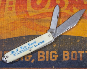 Vintage Advertising Pocketknife: A & A Auto Supply, Phoenix Arizona