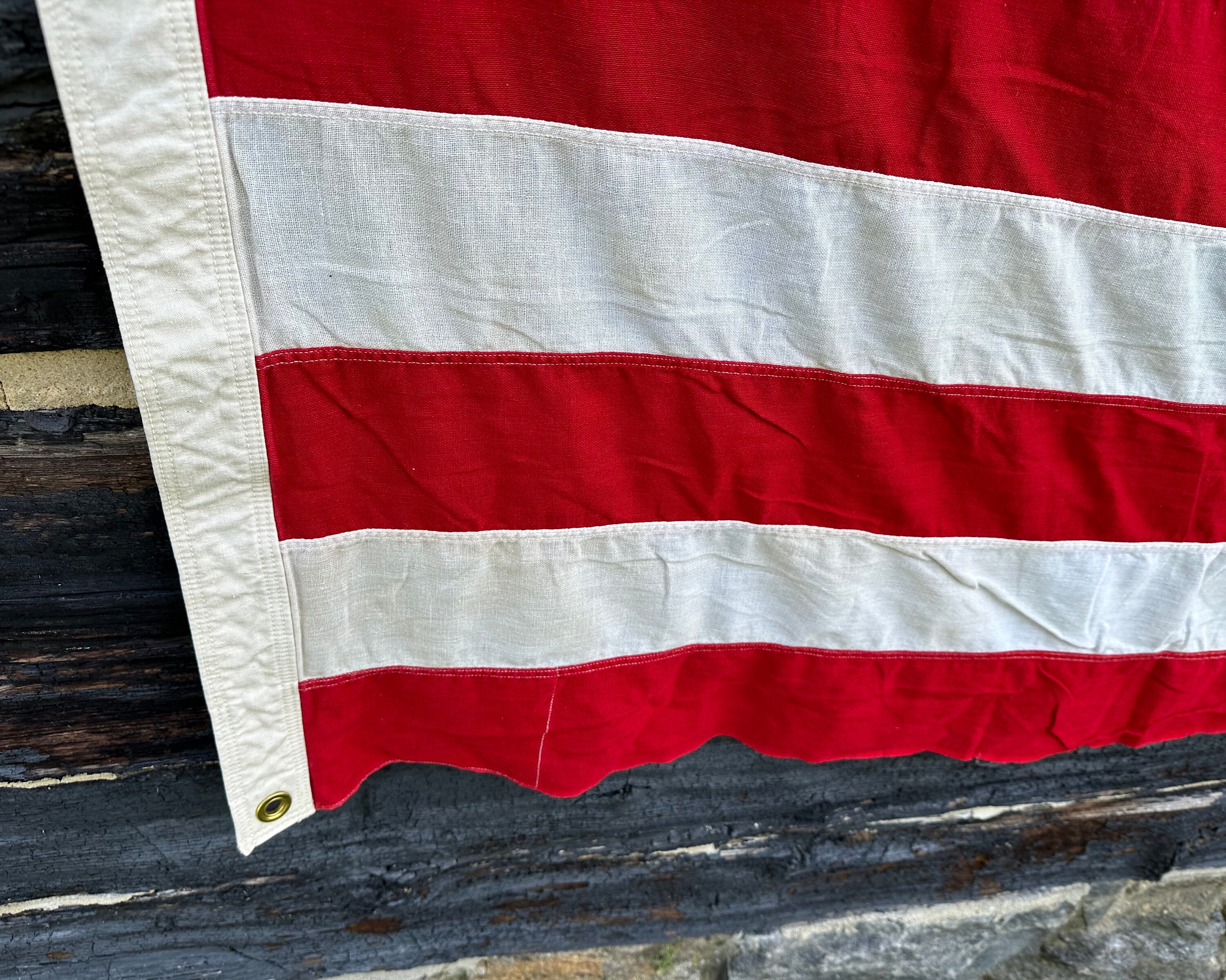 1940年代のヴィンテージアメリカ国旗：特大48星バナー（9.5フィート×5