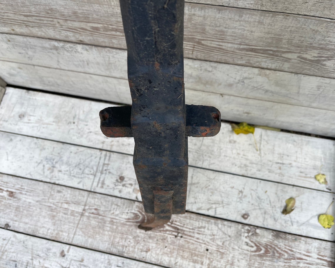 Antique Cast Iron Post Fence Gate Post Victorian Etsy