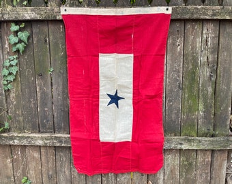 Vintage Sons in Service Flag: WWI/WWII Era American Flag (40'' x 20'')