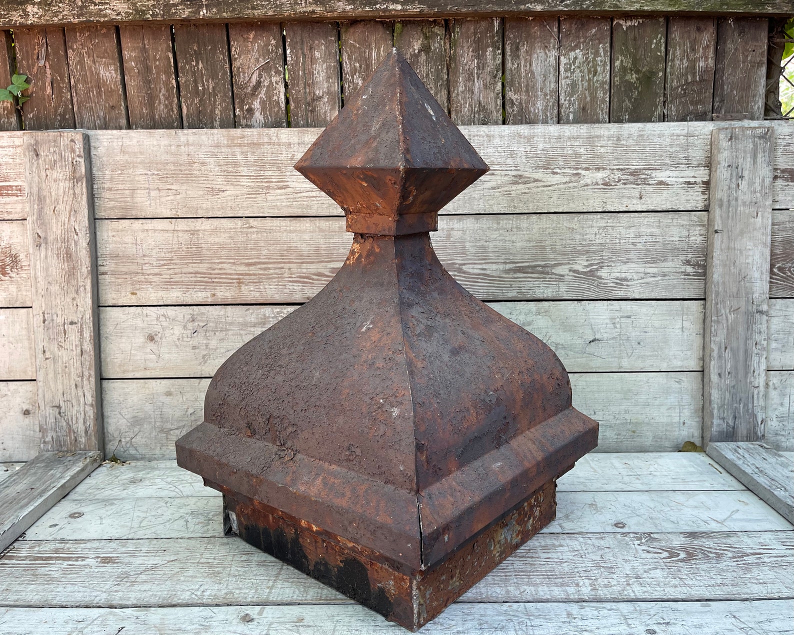 Antique Cupola Turret Finial Roof Topper Victorian Etsy