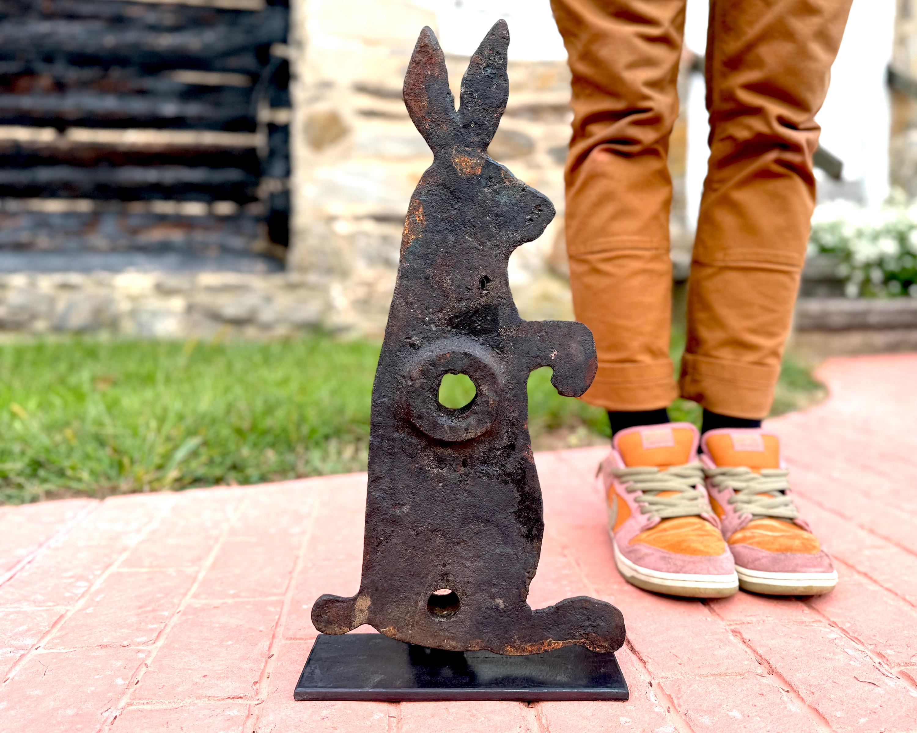 Antique Shooting Gallery Target of a Rabbit: Circa 1900 Carnival