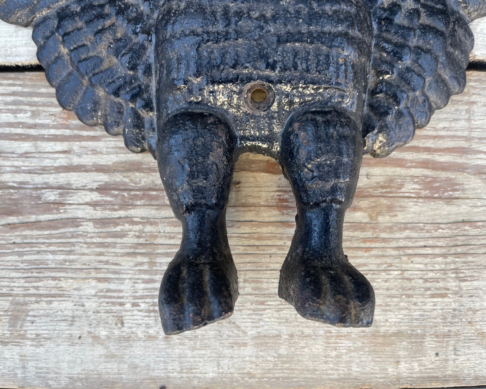 Antique Cast Iron Eagle Vintage Spread Eagle Sculpture Eagle Etsy