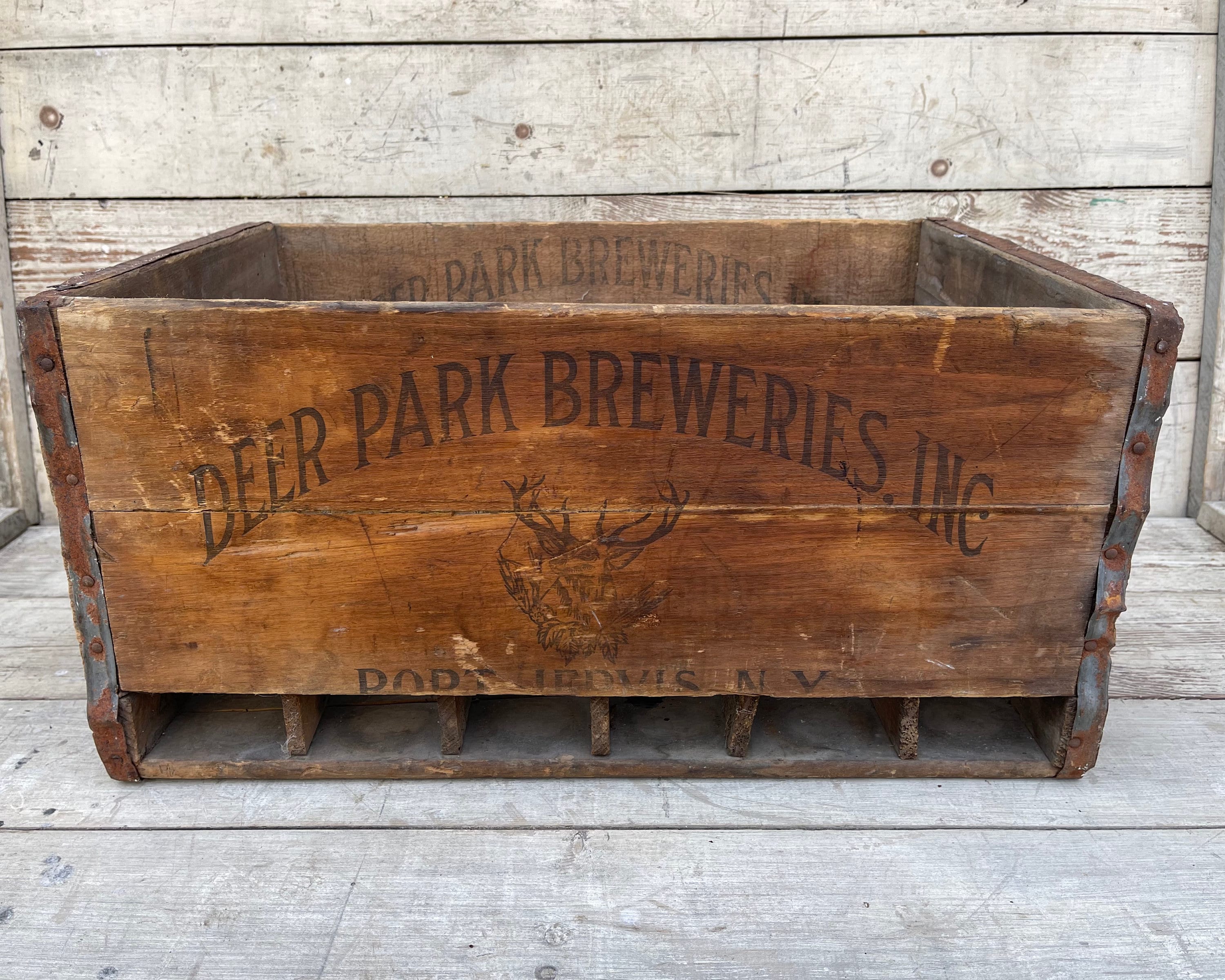 Deer Park Breweries Beer Crate Port Jervis New York Breweriana Etsy