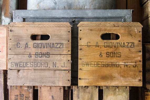 Antique Wooden Signs C A Giovinazzi, Old Antique Wooden Signs