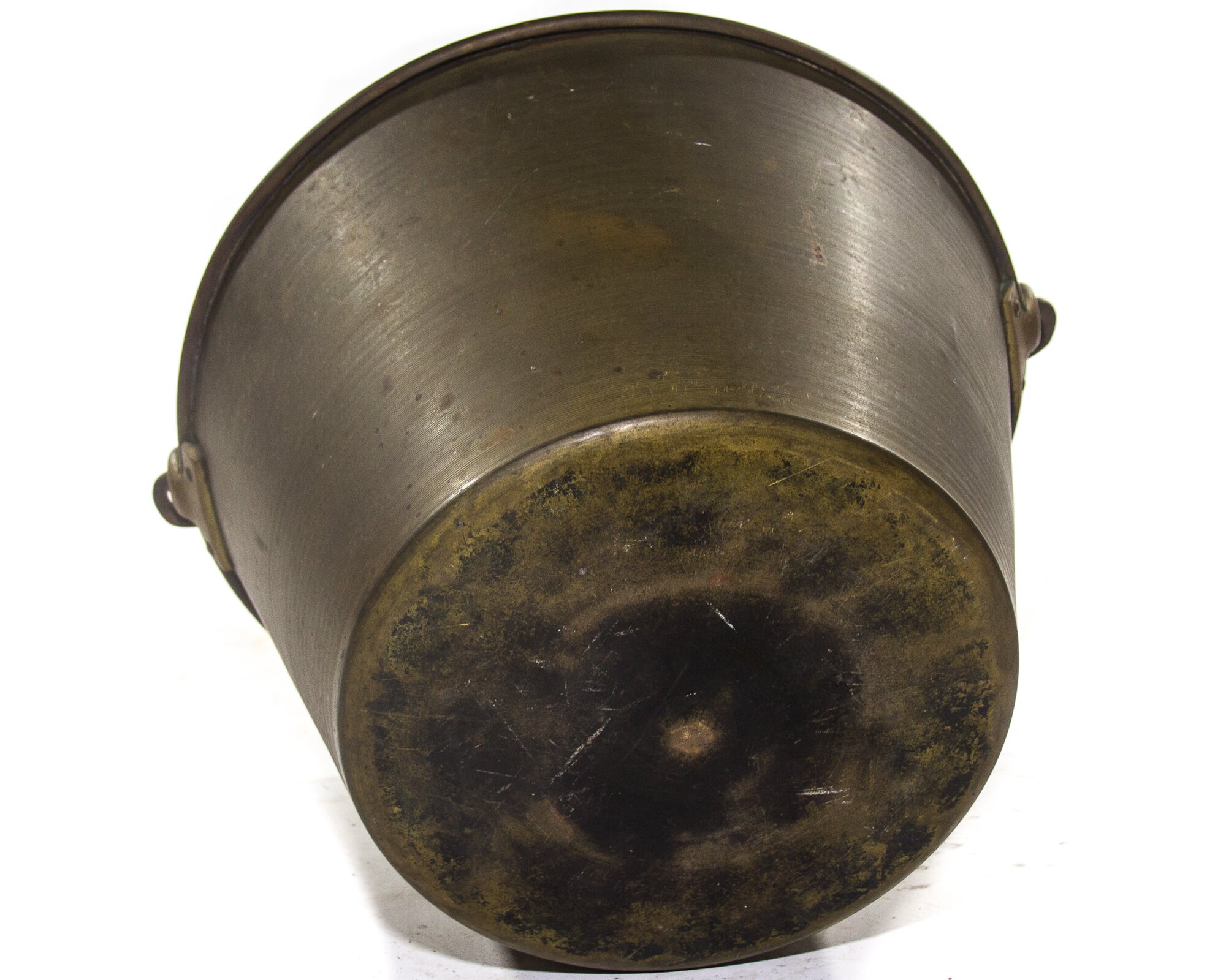 Vintage en Laiton Cache-Pot Blumenübertopf Cache-Pot avec