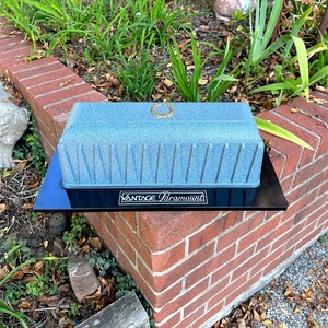 Vintage Burial Vault Salesman Sample: Large Coffin Display, Halloween Decor