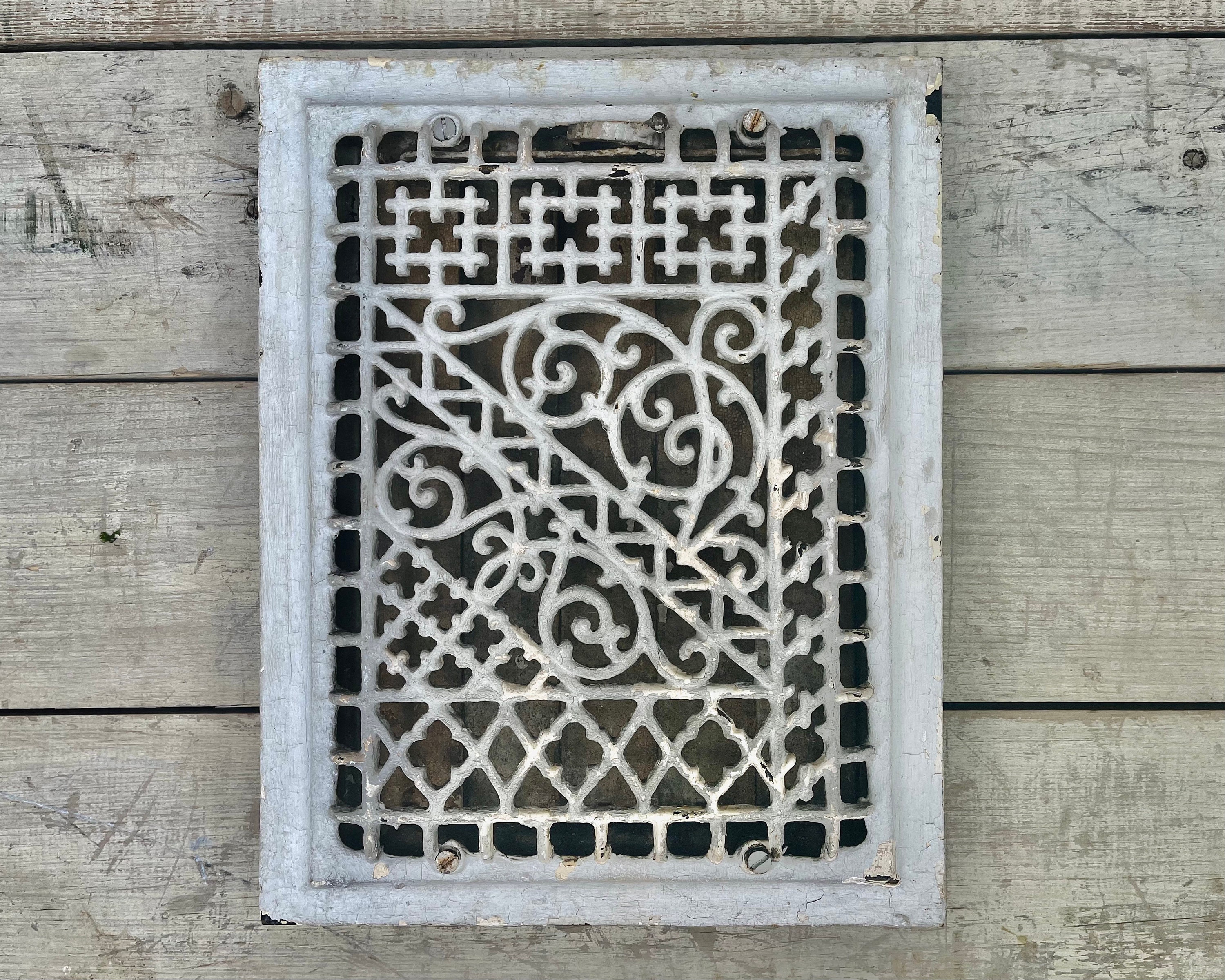 Antique Cast Iron Heater Grate Heater Vent Cover Floor Etsy