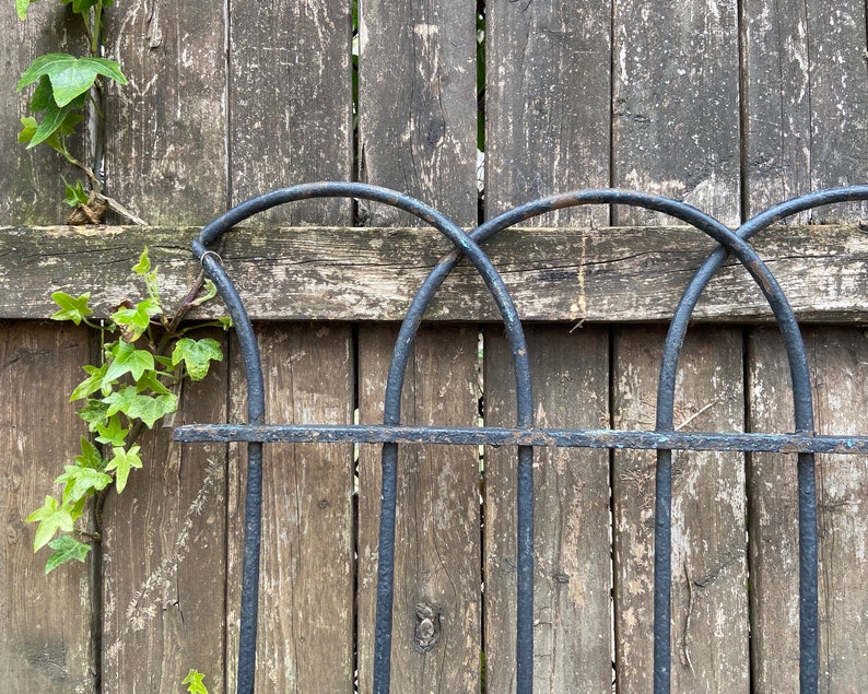Antique Fence Wrought Iron Fence 1800s Gate Ornate Old Etsy