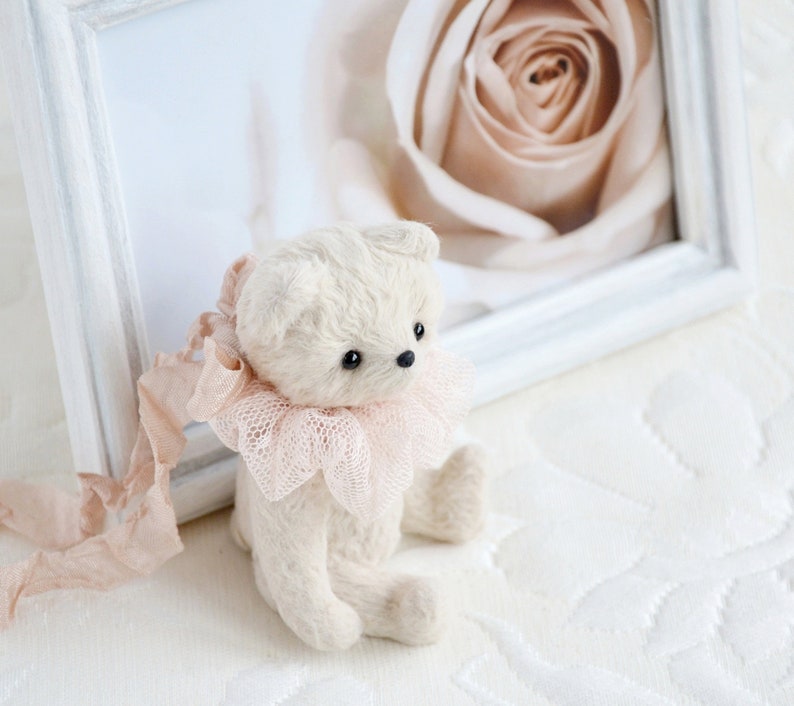 PDF sewing pattern for a miniature bear. Easy teddy bear pattern and a list of materials