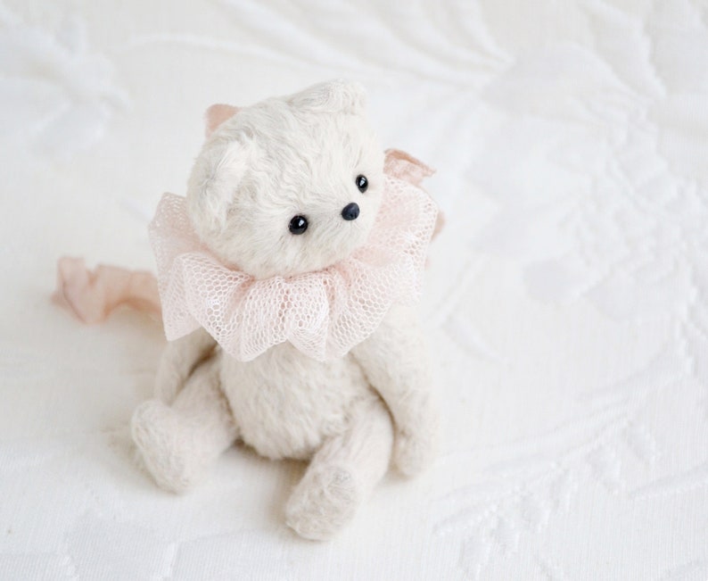 PDF sewing pattern for a miniature bear. Easy teddy bear pattern and a list of materials