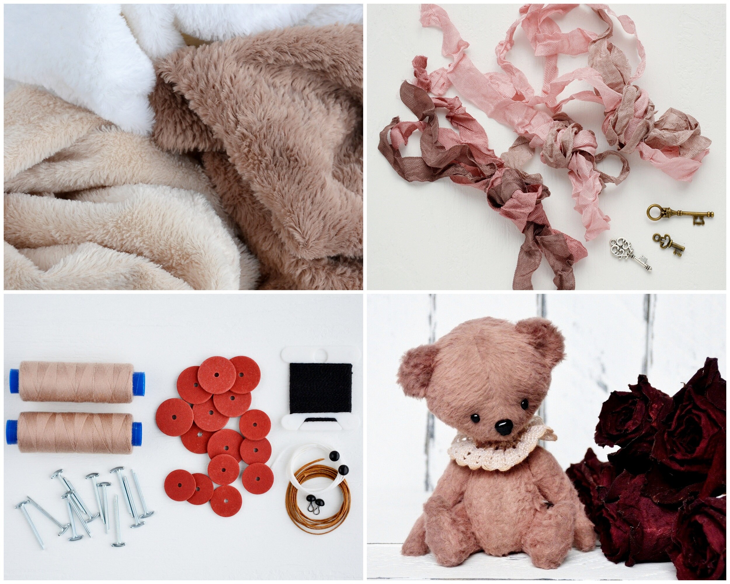 teddy bear making kits for beginners