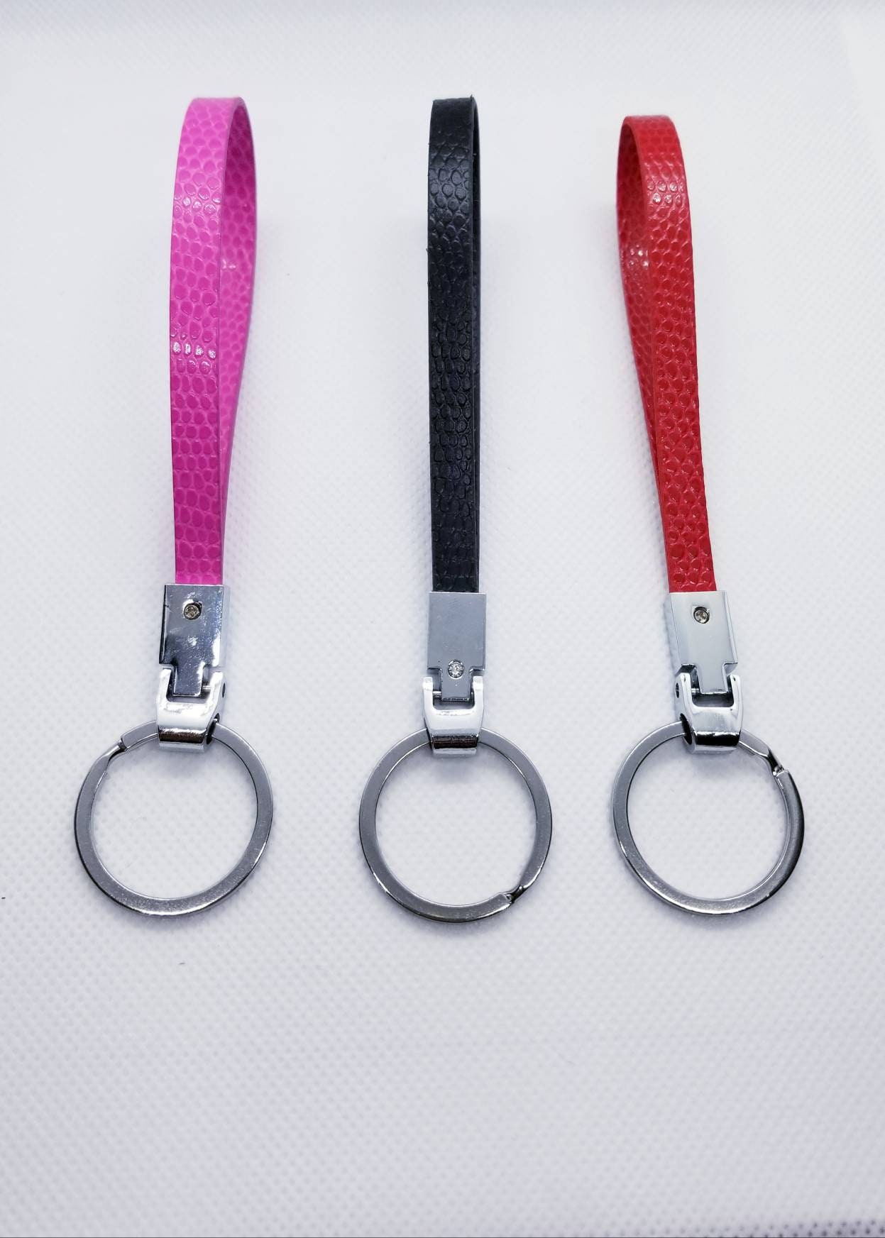 Personalized Slide Charm Strap Keychain Etsy