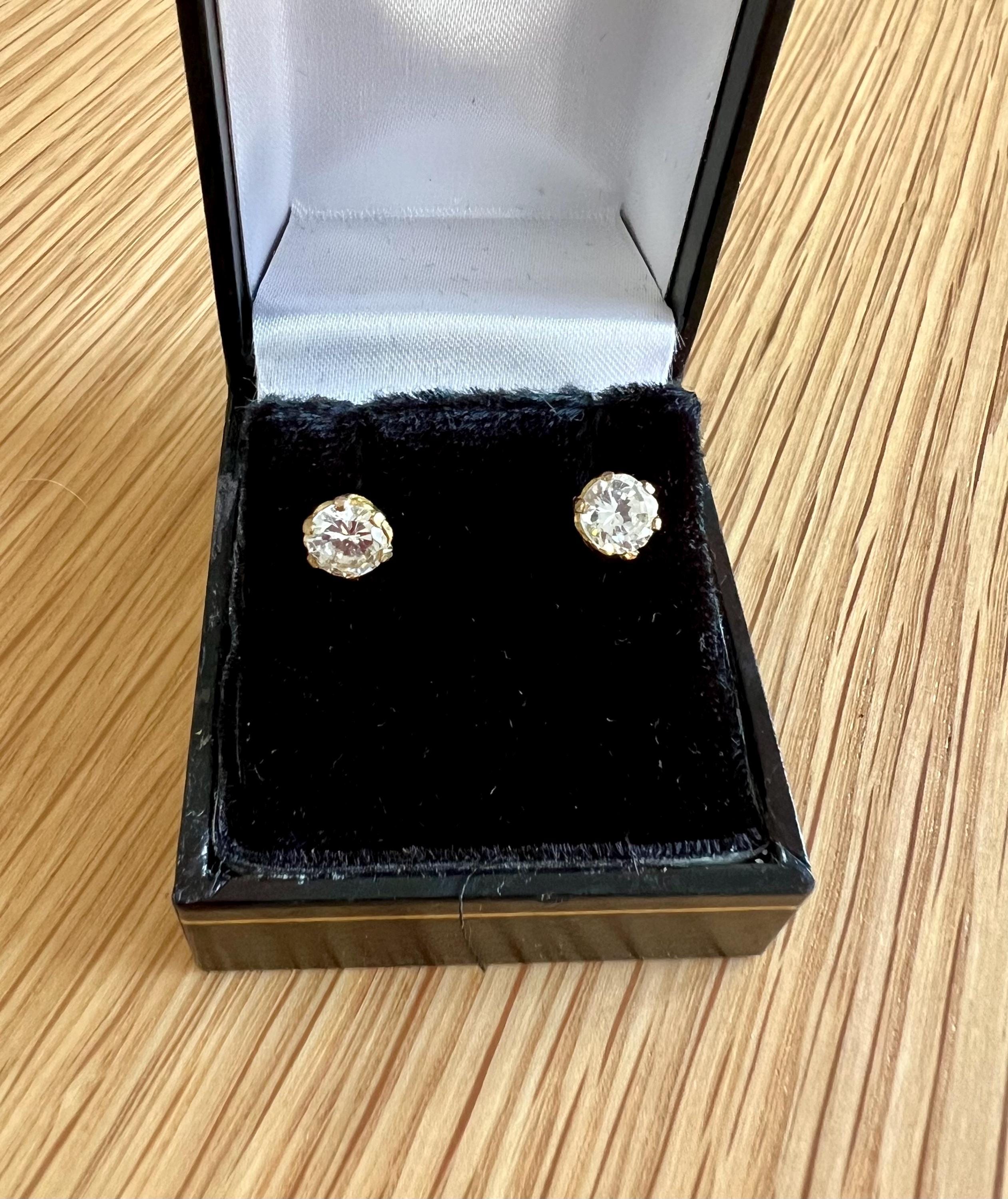14k gold diamond earrings online