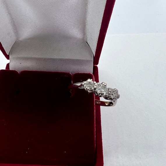 Cartier 3 stone engagement rings sale