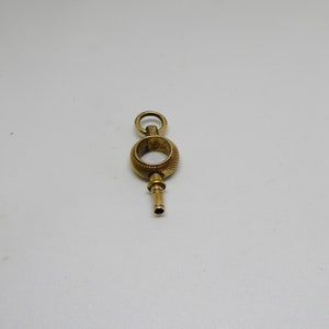 Victorian gold cased watch key fob charm pendant necklace