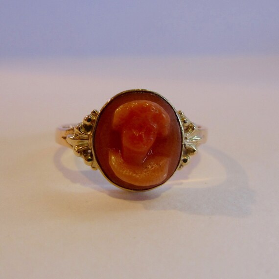 Victorian coral ring