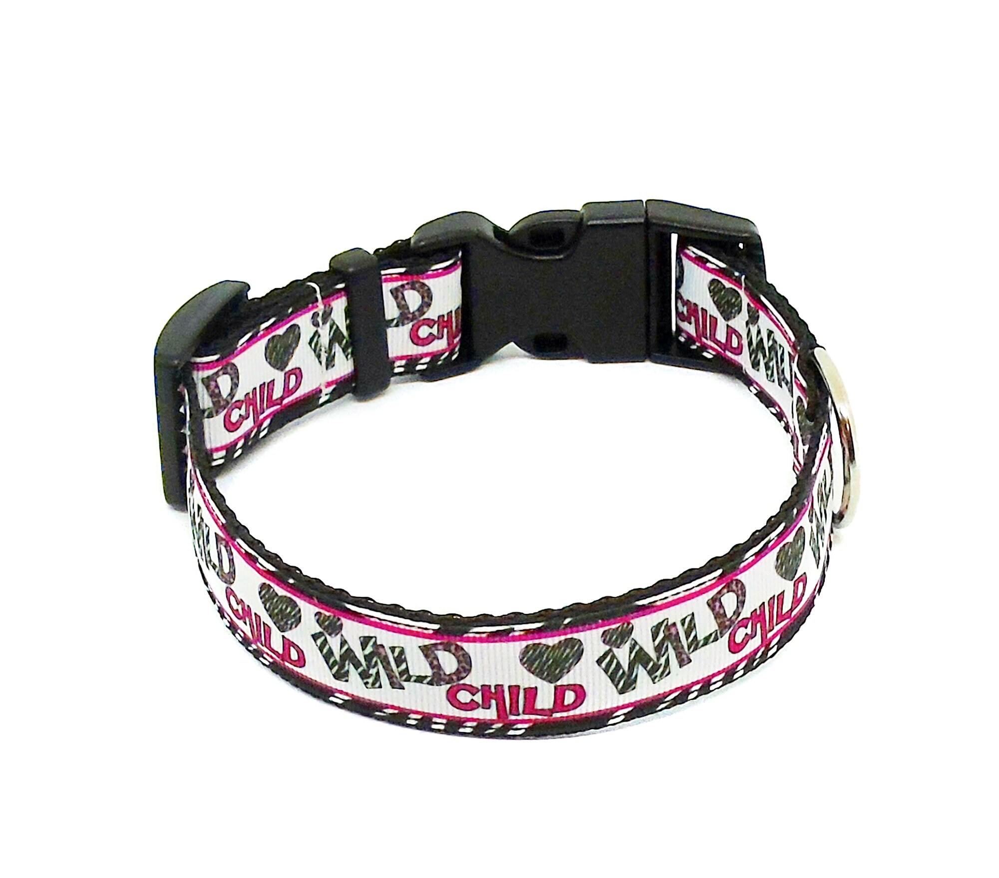 Wild Child Adjustable Collar Fun Dog Collar Girl Dog Collar Etsy