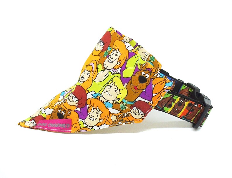 Scooby Doo Cartoon Dog Bandana Dog Collar Bandana Etsy