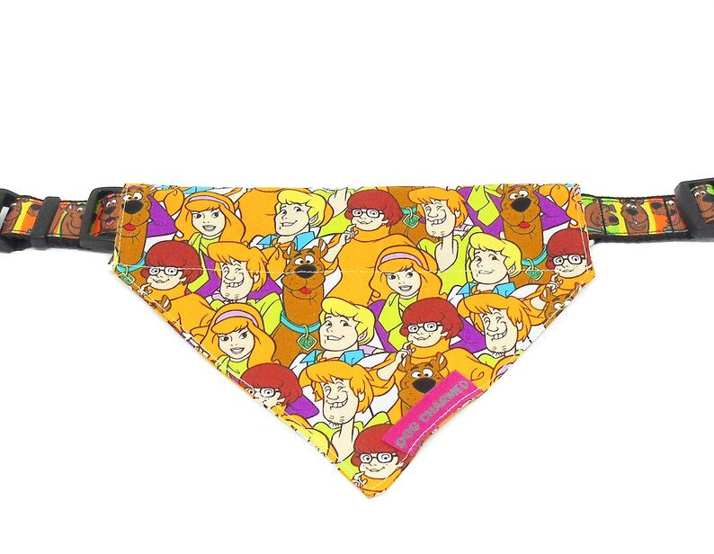 Scooby Doo Cartoon Dog Bandana Dog Collar Bandana Etsy