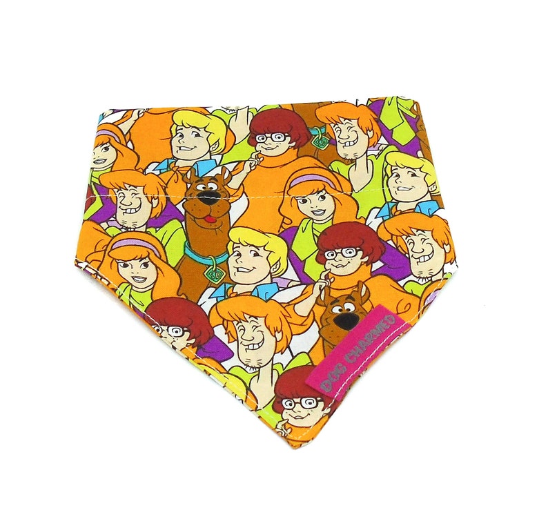 Scooby Doo Cartoon Dog Bandana Dog Collar Bandana Etsy