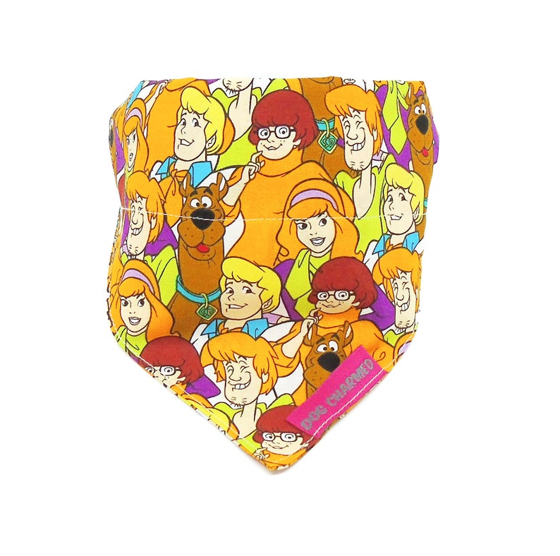 Scooby Doo Cartoon Dog Bandana Dog Collar Bandana Etsy