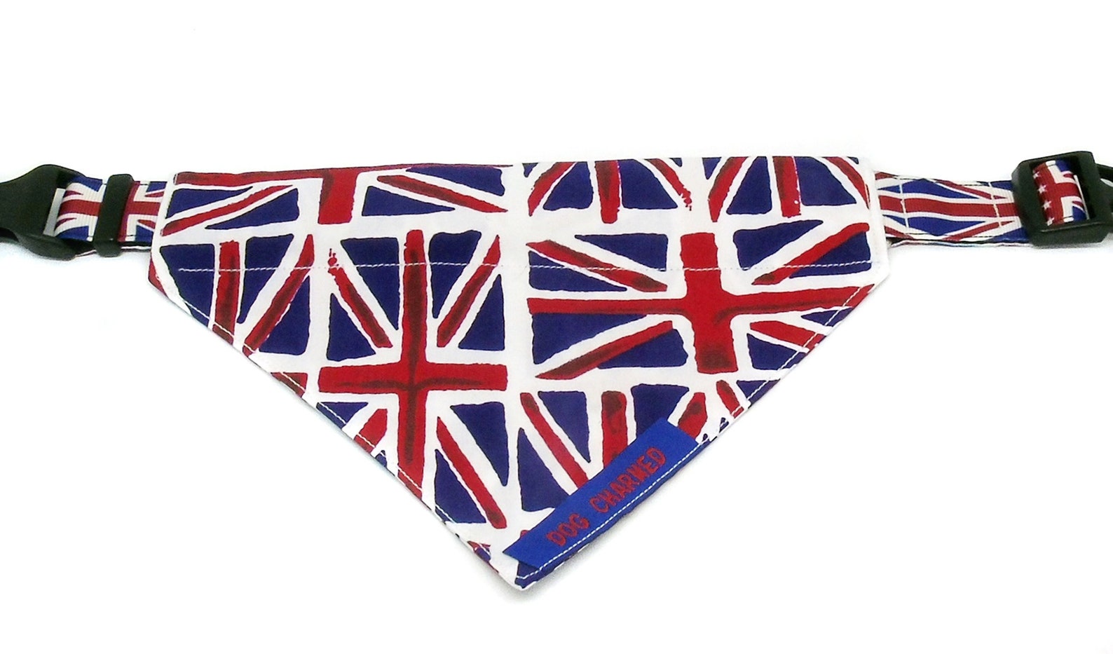 Union Jack Dog Bandana Dog Collar Bandana Etsy