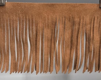 Leather Fringe Handmade - tassels - costumes - trim - three sizes - any color you want!