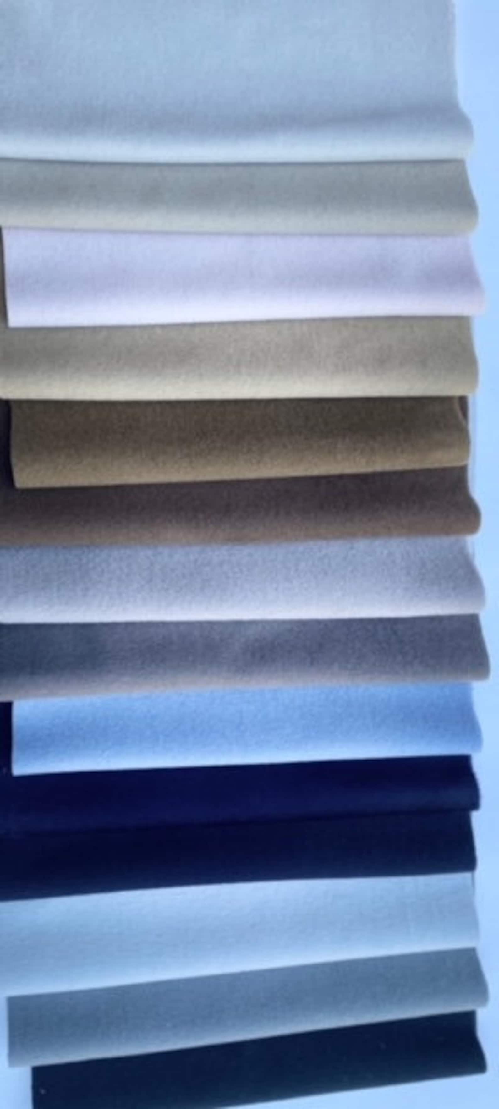 Navy Wool Cashmere Coat Fabric DIY for Woman Man Coat Cape Shawl Pancho