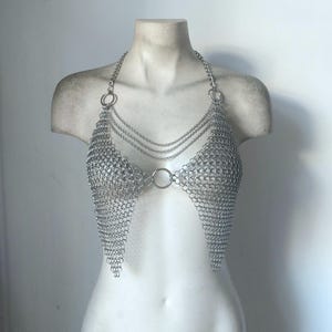 Demeter Halter Chainmail Warrior Festival Top