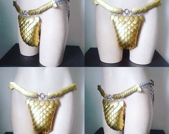 Men's Scalemail Jockstrap Underwear Codpiece Festival Burning Man