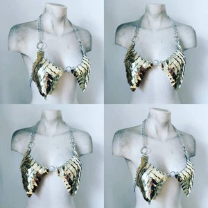 Chainmail Deluxe Scalemail Bikini Top Armour