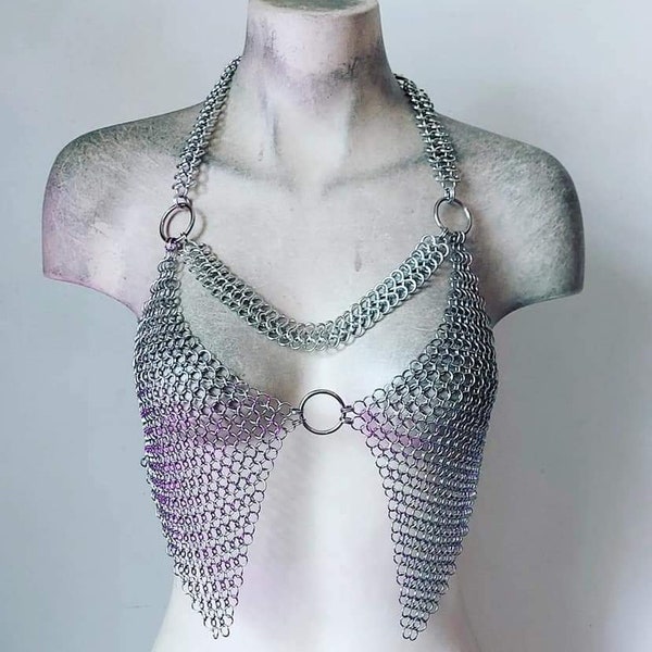 Halter V.2 Chainmail Harness Warrior Queen Festival Top