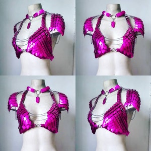 Viking Princess Scalemail Dragon Queen Chainmail Bikini Top