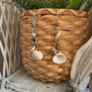 Seashell Dangle Earrings
