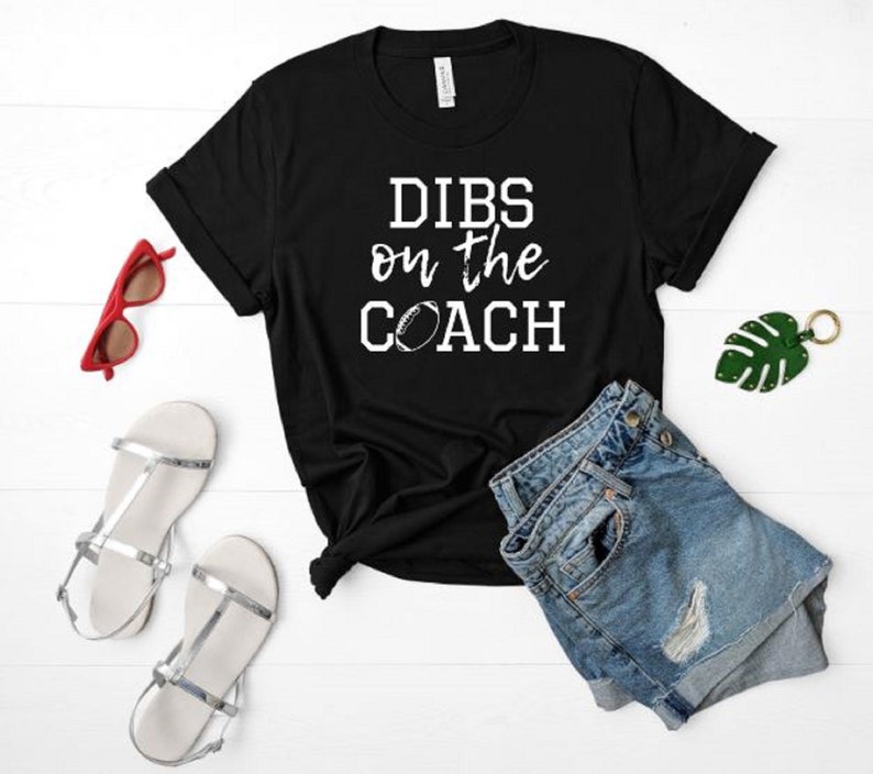 Dibs on the Coach football shirt Coach's Wife Etsy