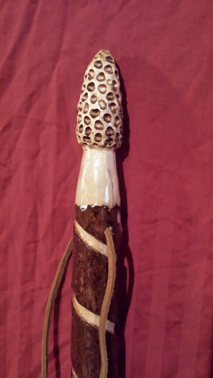 CUSTOM Morel Mushroom Walking Stick Personalize Your Own Etsy Australia