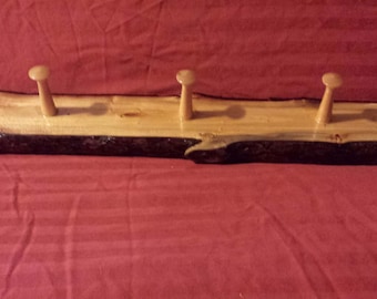 Custom Handmade Rustic Wood Coat Rack