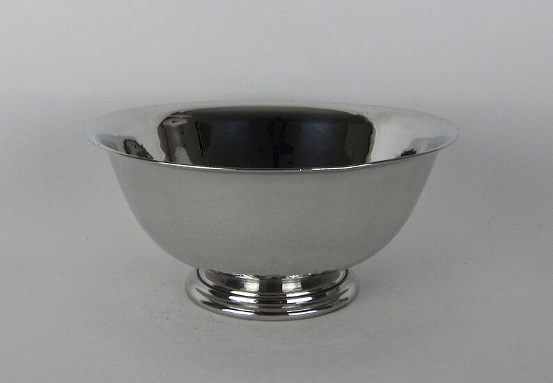 American Porter Blanchard Arts and Crafts Hand Hammered Pewter Bowl