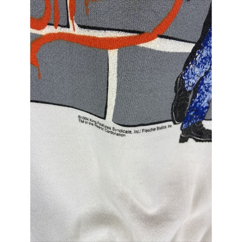 Vintage shops Betty Boop Denver Broncos 1994 Sweatshirt Tultex Superweight Large