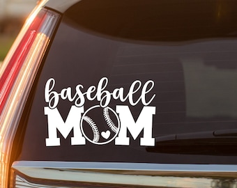 Baseball Mom Car Decal - Cute Funny Decal for Mom for tumbler laptop phone decal Mother’s Day gift