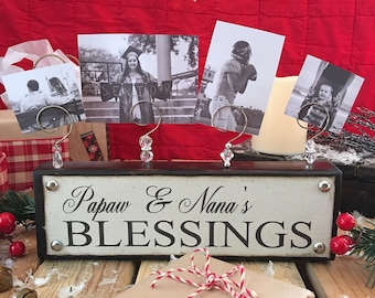 personalized grandparents blessings photo display grandparents parent friend christmas gifts - Grandparent Christmas Gifts personalized grandparents blessings photo display grandparents parent friend christmas gifts - Grandparent Christmas Gifts