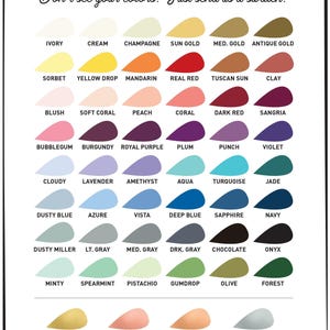 a poster with different shades of lipstick