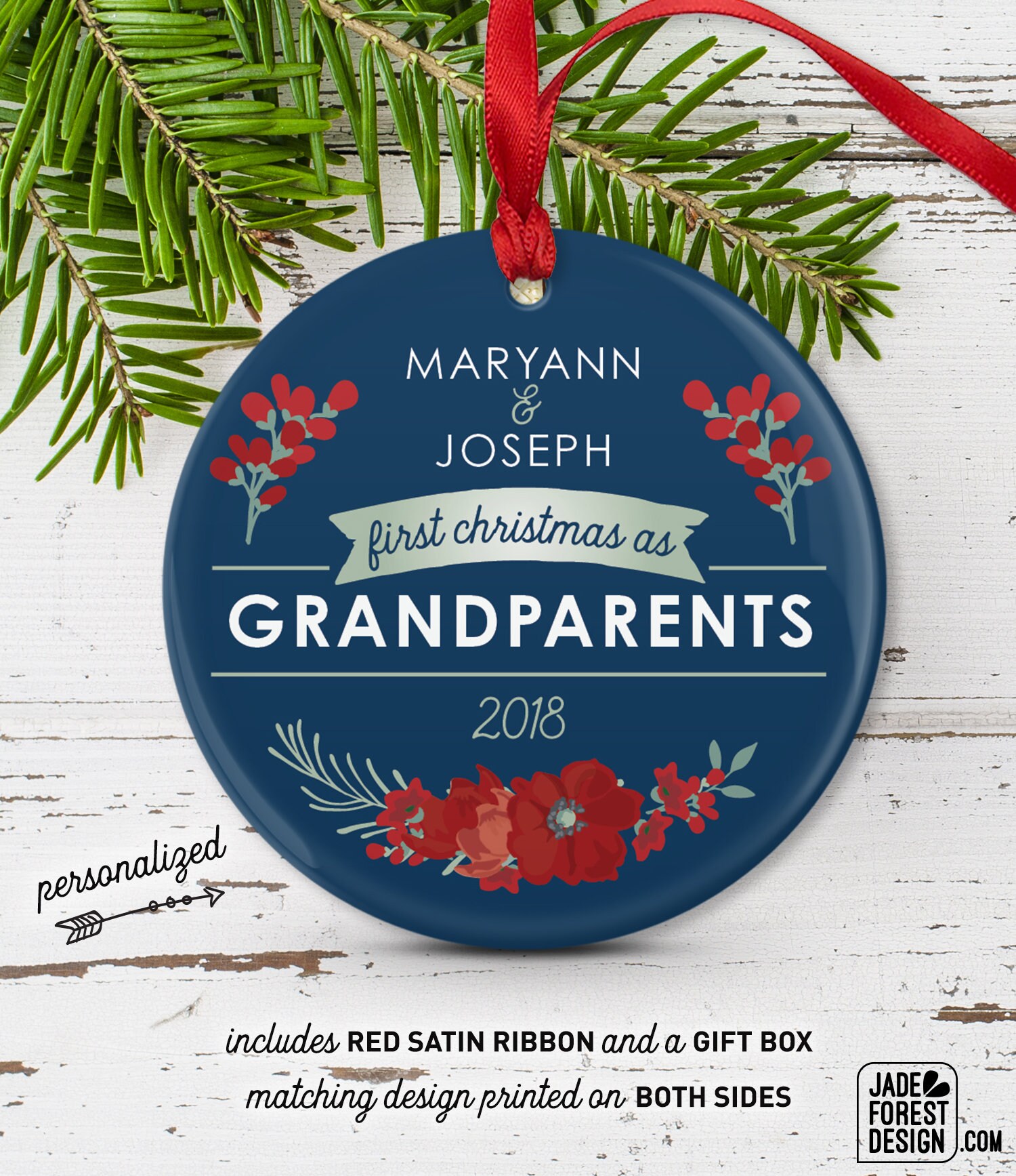 engagement gift ornament