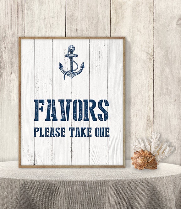 Favors Please Take One Wedding Reception Favor Sign Diy