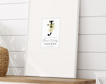 Monogram Guest Book