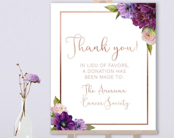 Thank You Cards + Signs