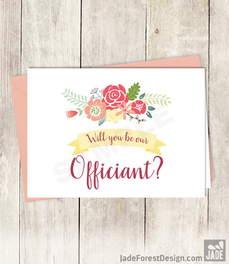 Red Will you be Our Ring Bearer Card DIY Printable Wedding Rustic Flower Charm Bright Pink Yellow Wildflowers \u25b7 Instant Download