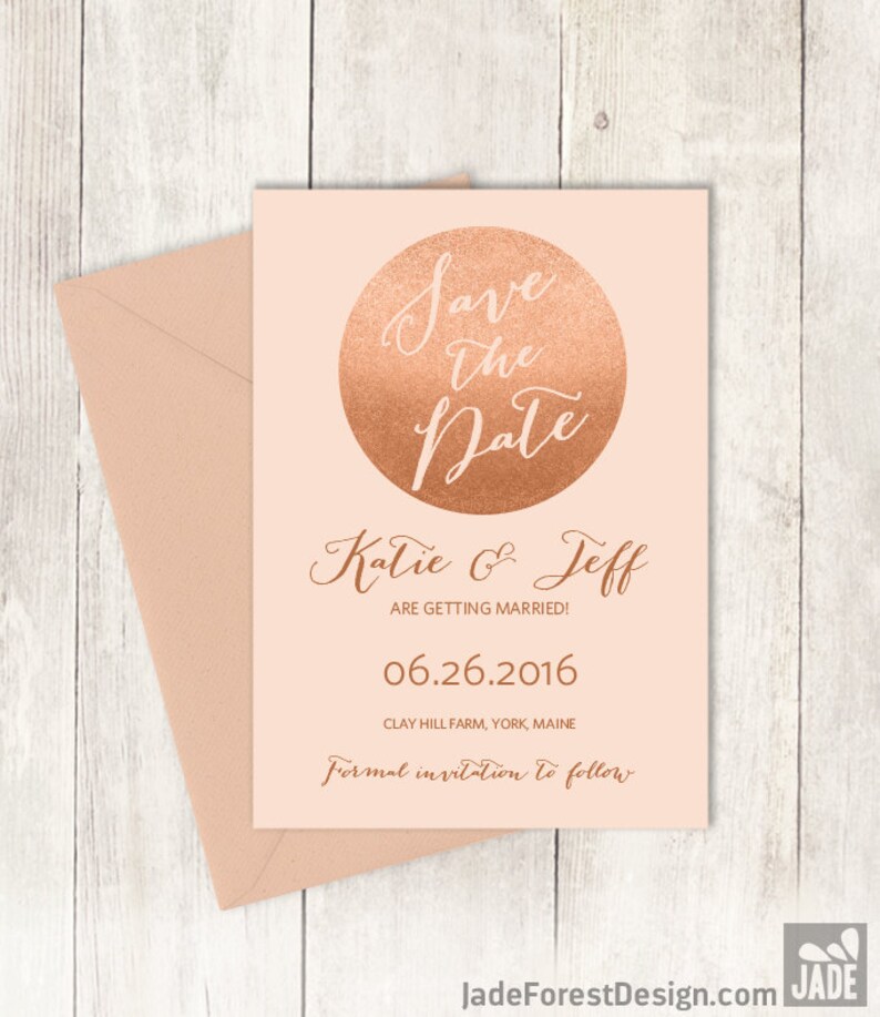 Gold Sparkle Save The Date Metallic Gold and Navy Champagne Gold \u25b7 Printed Wedding Invitations {or} Printable
